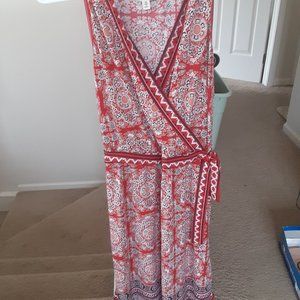 Adorable Red Print Sundress